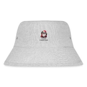 Santa Claus - Marry Christmas - Stanley/Stella Recycled Bucket Hat - heather grey - Front