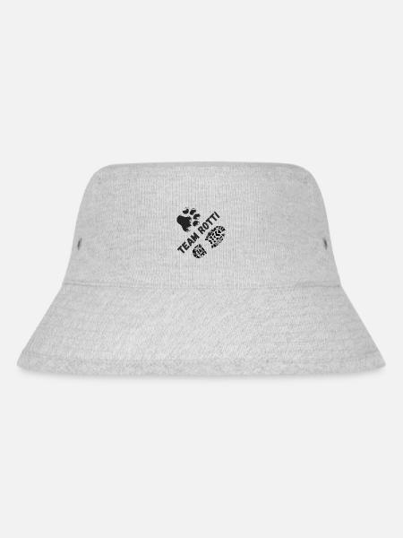 Rottweiler - Team Rotti - Stanley/Stella recycelter Bucket Hat - Grau meliert