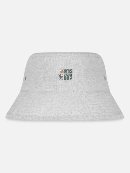 STRAUß - TIER - TIERISCH - TIERE - Stanley/Stella recycelter Bucket Hat - Grau meliert