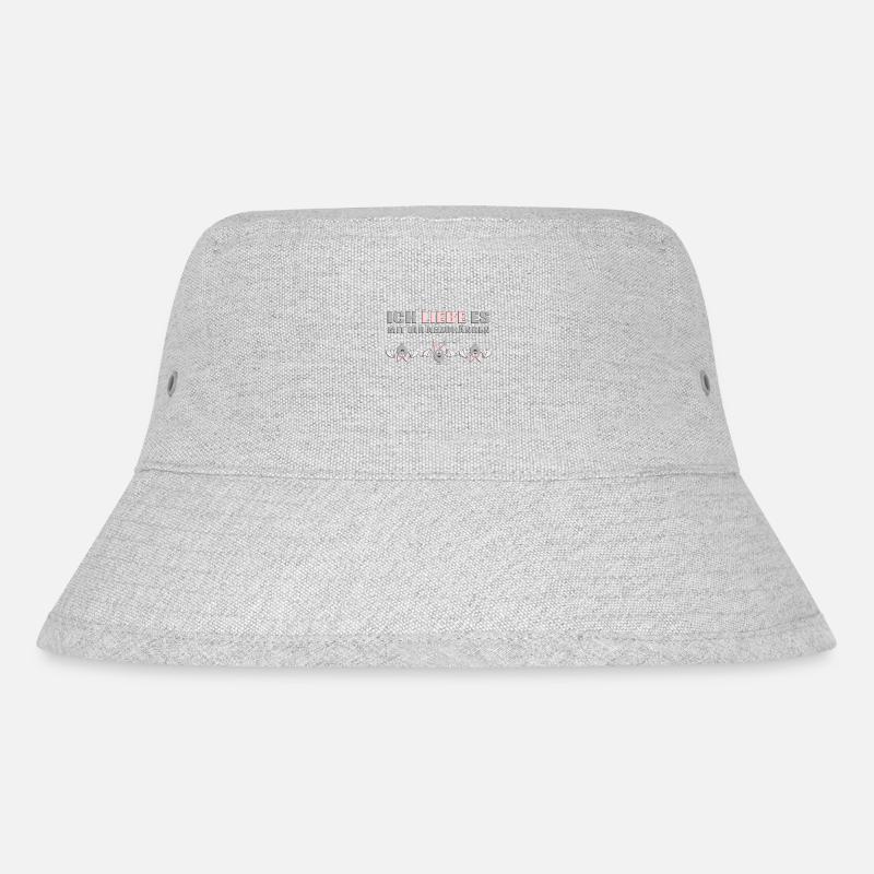 FLEDERMÄUSE - FREUND - ABHÄNGEN - FREUNDSCHAFT - Stanley/Stella recycelter Bucket Hat - Grau meliert