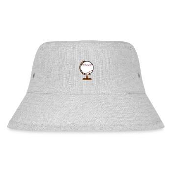 BASEBALL - WELT - GLOBUS - SPORT - SPORTART - Stanley/Stella recycelter Bucket Hat - Grau meliert - Vorne
