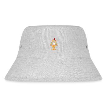 GLOCKEN - HAMSTER - TIER - TIERISCH - Stanley/Stella recycelter Bucket Hat - Grau meliert - Vorne
