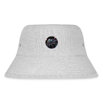 Fantastic spider spaceship in space - Stanley/Stella Recycled Bucket Hat - heather grey - Front