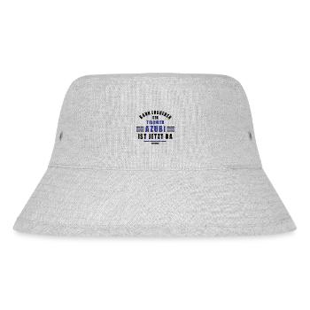 Azubi Tischler Lehre Ausbildung Tischlerausbildung - Stanley/Stella recycelter Bucket Hat - Grau meliert - Vorne