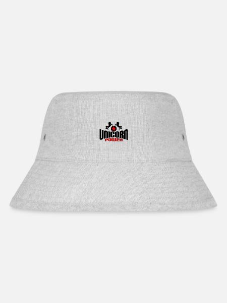 Einhorn Power - Stanley/Stella recycelter Bucket Hat - Grau meliert