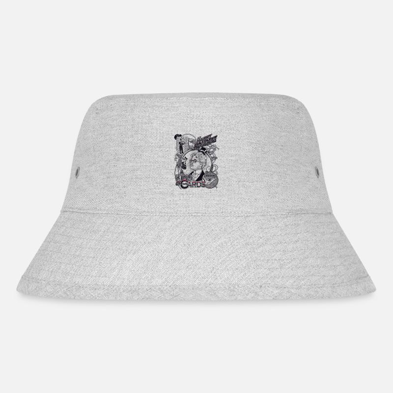 Harry Houdini Poker - Stanley/Stella recycelter Bucket Hat - Grau meliert