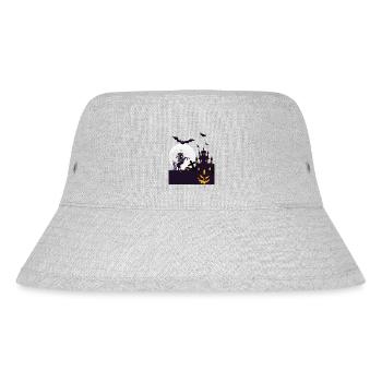 Dein Halloween Einhorn shirt Halloween Geschenk - Stanley/Stella recycelter Bucket Hat - Grau meliert - Vorne