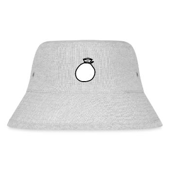 backpack suitcase rucksack bag aktenkoffer36 - Stanley/Stella recycelter Bucket Hat - Grau meliert - Vorne