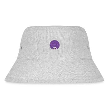 Retro Afro Funk Black Girl - Stanley/Stella recycelter Bucket Hat - Grau meliert - Vorne