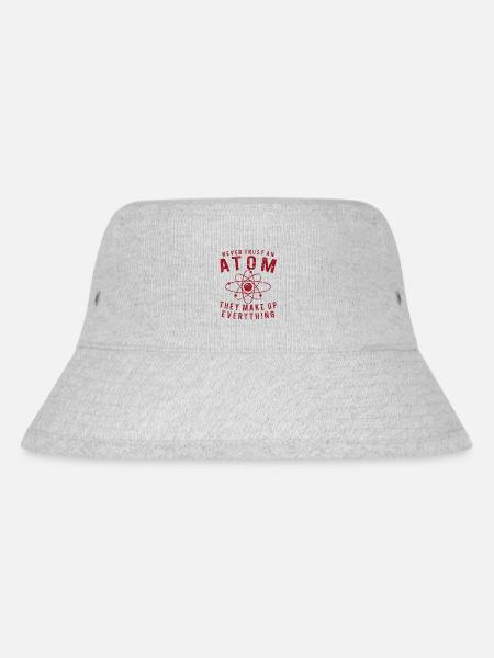 Atom - Stanley/Stella recycelter Bucket Hat - Grau meliert