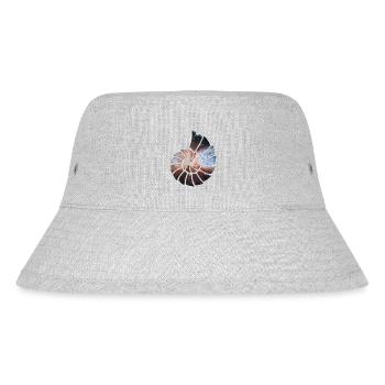 Kosmische Spirale - Stanley/Stella recycelter Bucket Hat - Grau meliert - Vorne