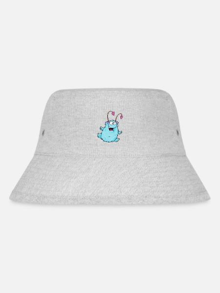 cuddly monster - Stanley/Stella recycelter Bucket Hat - Grau meliert