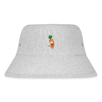 Zombie carrot - Stanley/Stella Recycled Bucket Hat - heather grey - Front