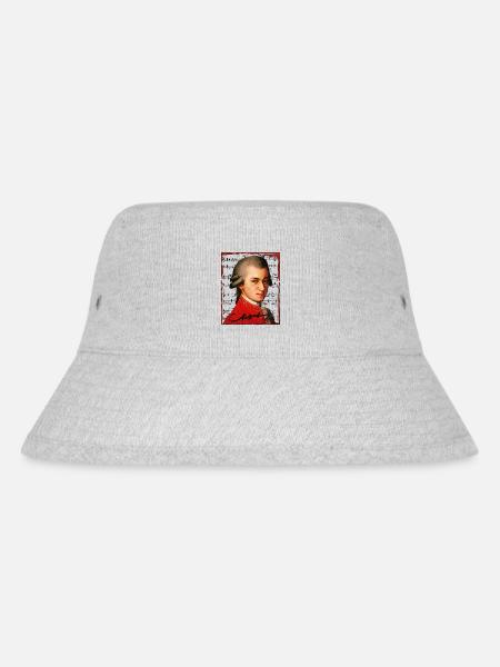 Wolfgang Amadeus Mozart - Stanley/Stella recycelter Bucket Hat - Grau meliert