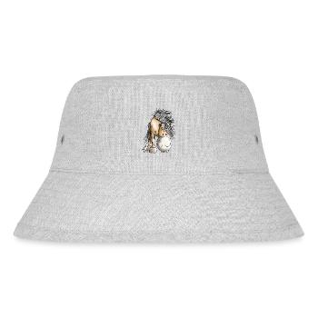 Fjord Horse - Stanley/Stella Recycled Bucket Hat - heather grey - Front