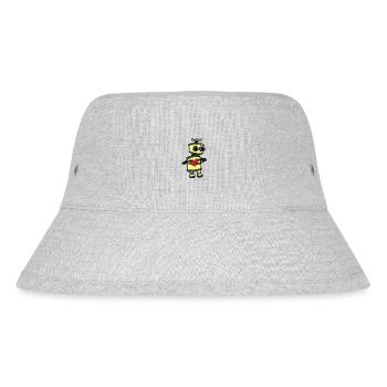 Roboter Maschine Fantasy Liebe Herz lieben - Stanley/Stella recycelter Bucket Hat - Grau meliert - Vorne