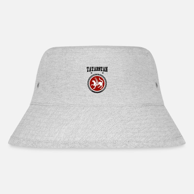 Tatarstan - Stanley/Stella recycelter Bucket Hat - Grau meliert