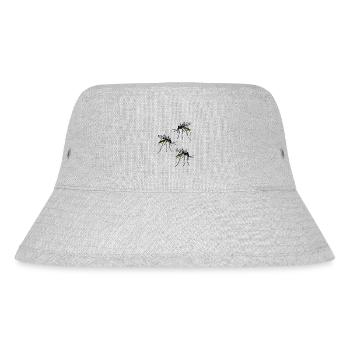 Insekten Blutsauger Mücke blutig Ungeziefer Mücken - Stanley/Stella recycelter Bucket Hat - Grau meliert - Vorne