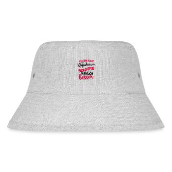 Ich bin kein Klugscheisser ich weiss es wirklich.. - Stanley/Stella recycelter Bucket Hat - Grau meliert - Vorne