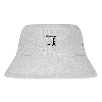 .exe ausführen - Computer Humor - Anwendung Datei - Stanley/Stella recycelter Bucket Hat - Grau meliert - Vorne