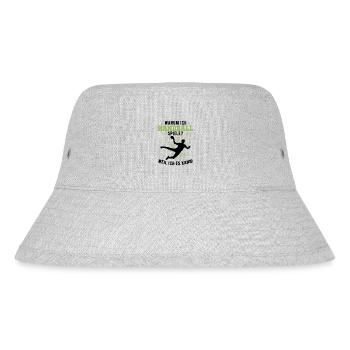 Warum ich Handball spiele? Weil ich es kann! - Stanley/Stella recycelter Bucket Hat - Grau meliert - Vorne