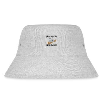 Five minutes more please - Koala sleep - Stanley/Stella Recycled Bucket Hat - heather grey - Front