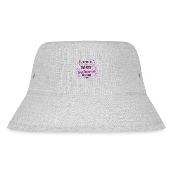 So sieht die beste Trainerin der Welt aus - Stanley/Stella recycelter Bucket Hat - Grau meliert - Vorne