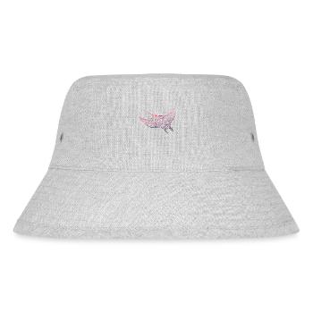 Tribal Manta Geschenkidee für Taucher Tauchen dive - Stanley/Stella recycelter Bucket Hat - Grau meliert - Vorne
