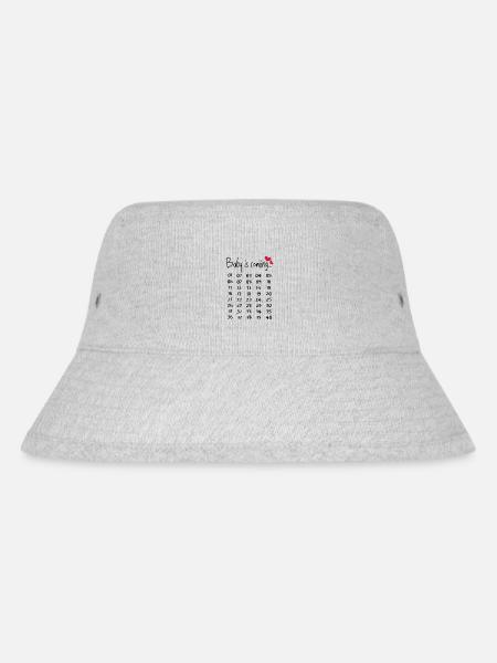 Lustiges Schwangerschaft Schwanger Geschenk Eltern - Stanley/Stella recycled bucket hat - grå meleret