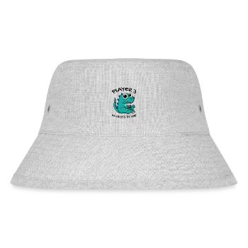 Drittes Kind Spieler 3 Schwanger Baby Dinosaurier - Stanley/Stella recycelter Bucket Hat - Grau meliert - Vorne