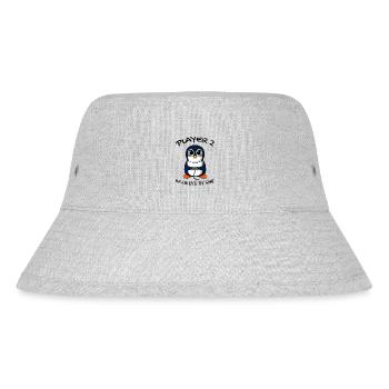 Second baby player 2 baby penguin pregnant - Stanley/Stella Recycled Bucket Hat - heather grey - Front