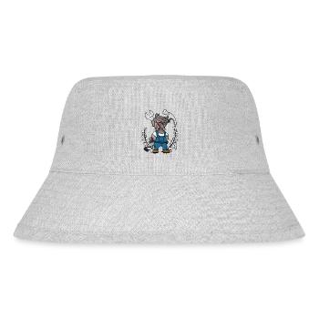 Tool mechanic workshop professions job - Stanley/Stella Recycled Bucket Hat - heather grey - Front