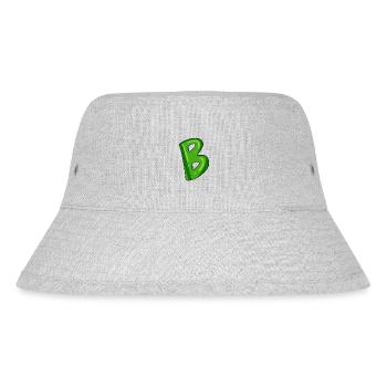 B - Stanley/Stella recycelter Bucket Hat - Grau meliert - Vorne