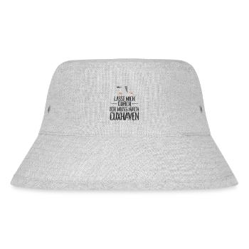 Lasst mich durch ich muss nach Cuxhaven Möwe - Stanley/Stella recycelter Bucket Hat - Grau meliert - Vorne