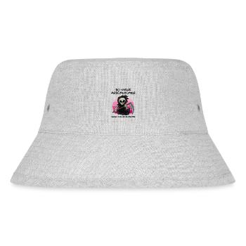 So Viele Arschlöcher Aber Nur Eine Sense - Stanley/Stella recycelter Bucket Hat - Grau meliert - Vorne