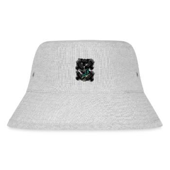 Feathers Wings Death Crows Beyond Grief - Stanley/Stella Recycled Bucket Hat - heather grey - Front