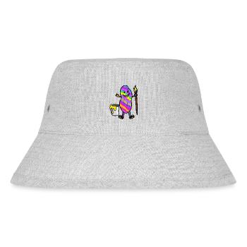 Peanut Art Academy Painting Grafiti Job - Stanley/Stella Recycled Bucket Hat - heather grey - Front