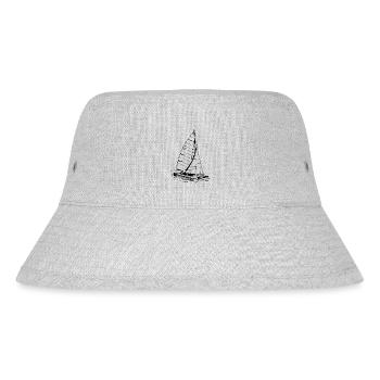 catamaran - Stanley/Stella Recycled Bucket Hat - heather grey - Front