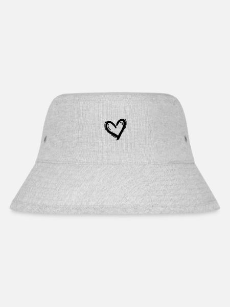 Coeur Noir - Bob recyclé Stanley/Stella - gris chiné