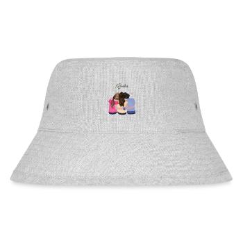 Besties Outfit - Stanley/Stella recycelter Bucket Hat - Grau meliert - Vorne