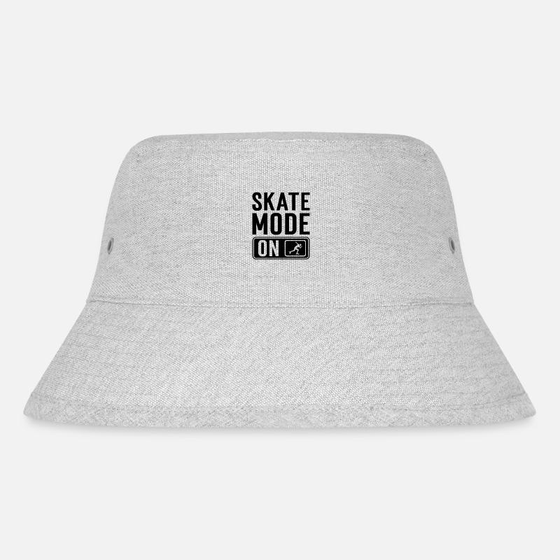 Rollerskating - Stanley/Stella recycelter Bucket Hat - Grau meliert