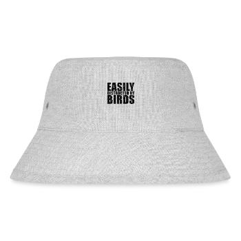 Vogel - Stanley/Stella recycelter Bucket Hat - Grau meliert - Vorne
