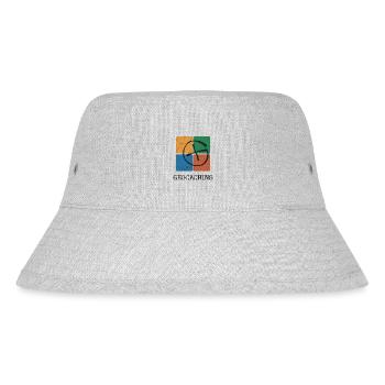 Geocaching Geocacher - Stanley/Stella recycelter Bucket Hat - Grau meliert - Vorne
