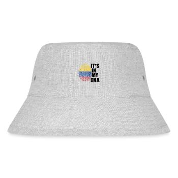 Kolumbien - Stanley/Stella recycelter Bucket Hat - Grau meliert - Vorne