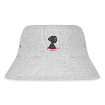 Pride and Prejudice Quote I - Jane Austen - Stanley/Stella Recycled Bucket Hat - heather grey - Front