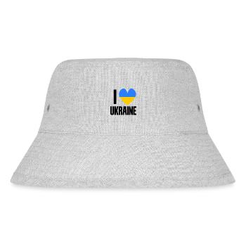 Ukraine - Stanley/Stella Recycled Bucket Hat - heather grey - Front