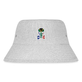 Drapeau de l’Afrique du Sud - Bob recyclé Stanley/Stella - gris chiné - Devant