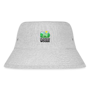 Mountains Hiking Mountaineering Mountains Gift - Stanley/Stella Recycled Bucket Hat - heather grey - Front