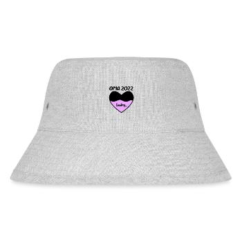 Oma 2022 - Werdende Oma 2022 - Stanley/Stella recycelter Bucket Hat - Grau meliert - Vorne