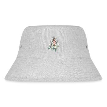 Heavenly Angel Edelweiss Austria Guardian Angel - Stanley/Stella Recycled Bucket Hat - heather grey - Front
